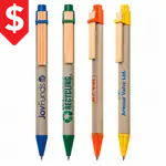 Stylo Ritter en papier recyclé avec pince en pin