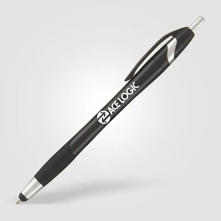 Stratus Chrome Comfort Grip Stylus Pen #3