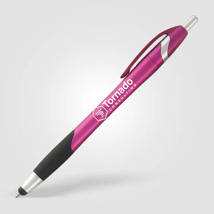 Stratus Chrome Comfort Grip Stylus Pen #6