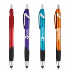 Stylo Stratus Chrome à prise confortable avec stylet