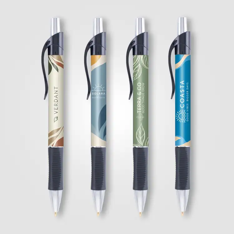 Stylex Chrome Curved Clip Pen