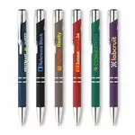 Stylo Tres-Chic Softy en aluminium recyclé à accents chromés