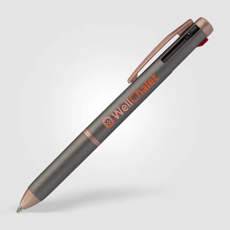 Trio Rose Gold Multi-Ink Pen #3