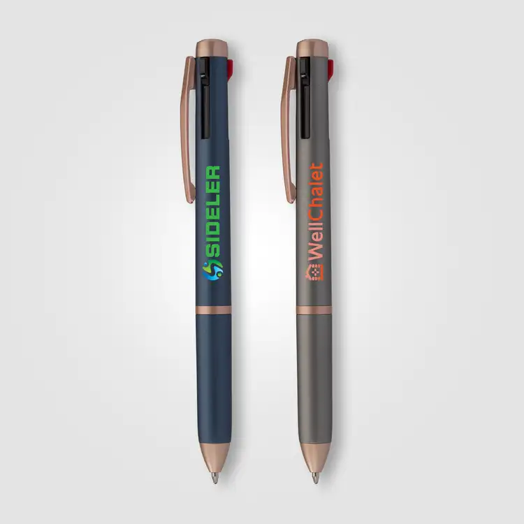 Trio Rose Gold Multi-Ink Pen