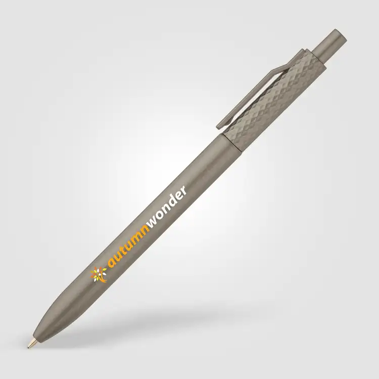Vale Recycled Plastic Diamond Textured Metallic Pen #5