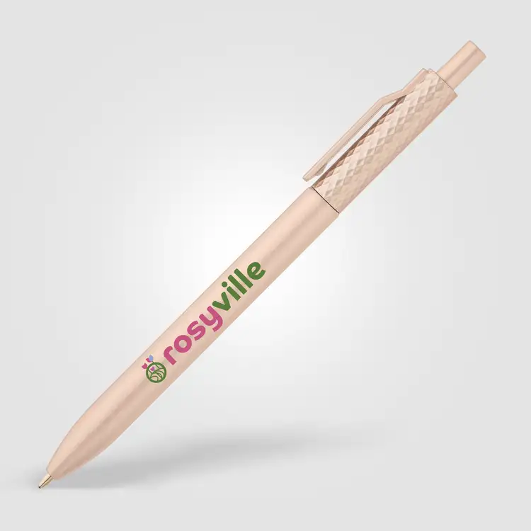Vale Recycled Plastic Diamond Textured Metallic Pen #7