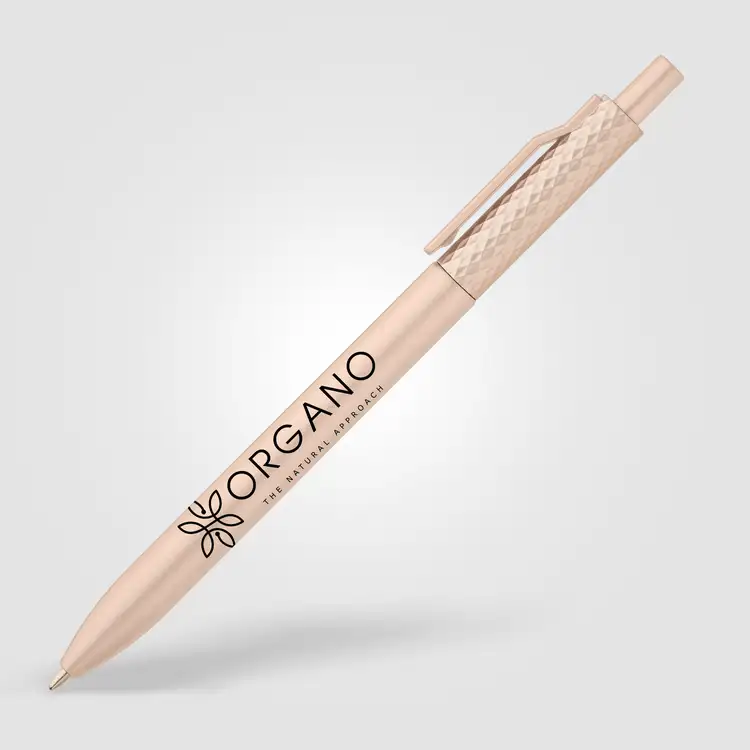 Vale Recycled Plastic Diamond Textured Metallic Pen #8