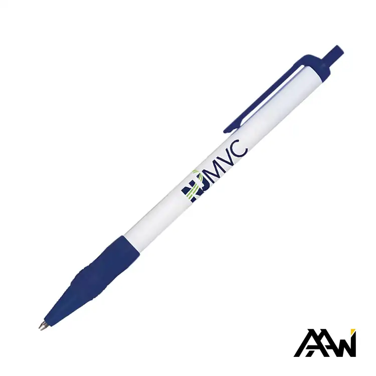 Value Slim Grip Pen with Multicolor Print and Matte Trim #4