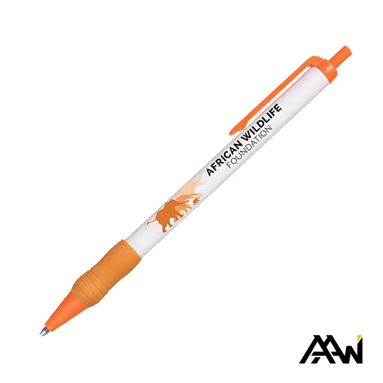 Value Slim Grip Pen with Multicolor Print and Matte Trim #6