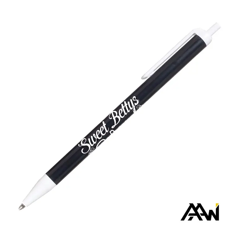 Stylo Value Slim à corps coloré brillant - Accent blanc mat #2