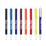 Stylo Value Slim à corps coloré brillant - Accent blanc mat