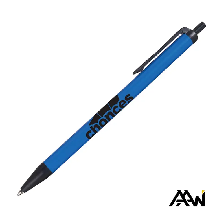 Stylo Value Slim à corps coloré brillant - Accent noir mat #3