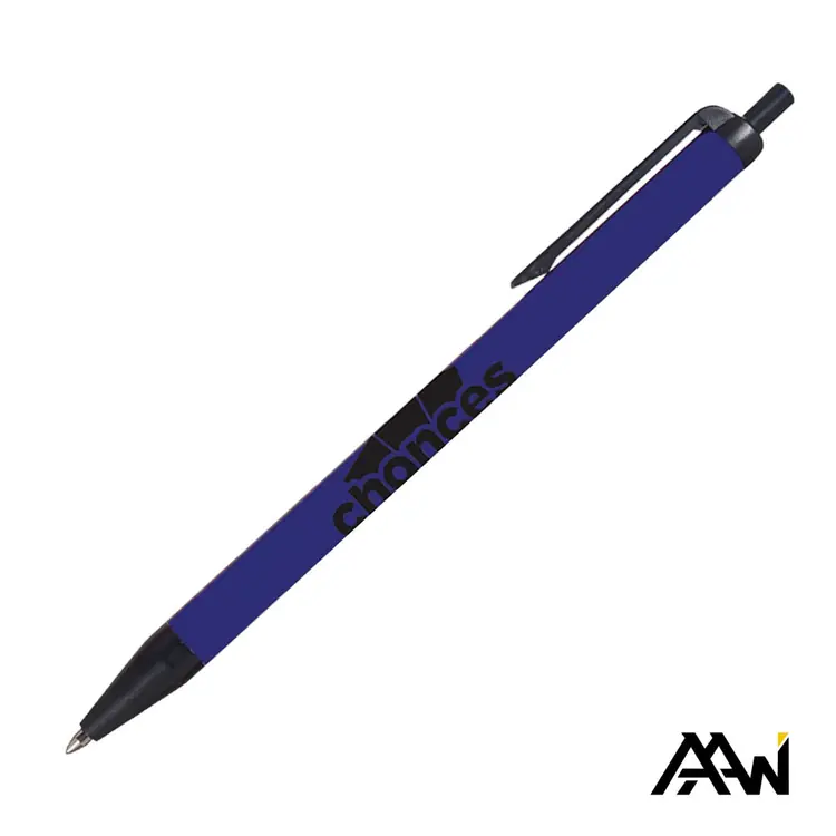 Stylo Value Slim à corps coloré brillant - Accent noir mat #4