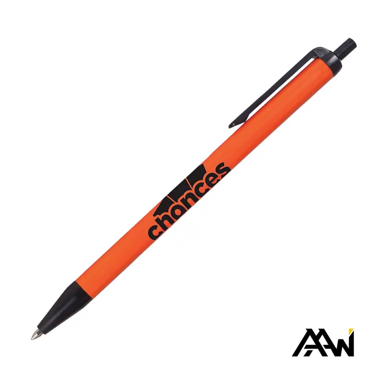Stylo Value Slim à corps coloré brillant - Accent noir mat #6