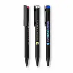 Stylo Volos en aluminium recyclé à gravure miroir colorée