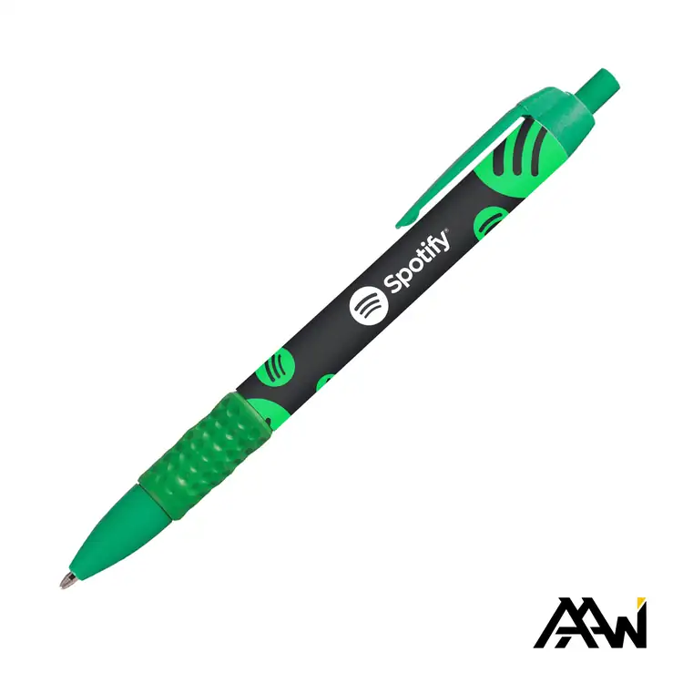 Widebody Grip Pen with Multicolor Print and Matte Accents #4