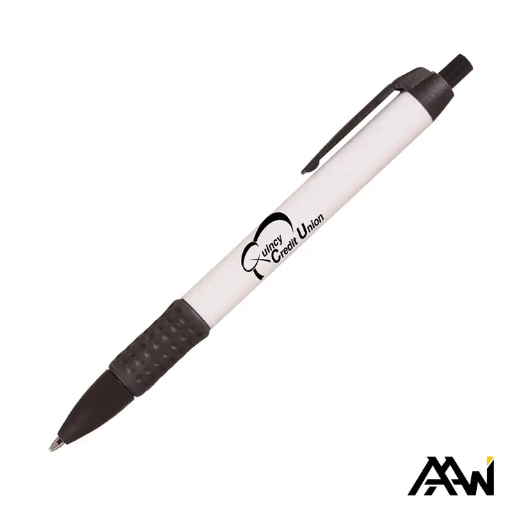 Widebody Grip Glossy White Pen with Matte Accents #2