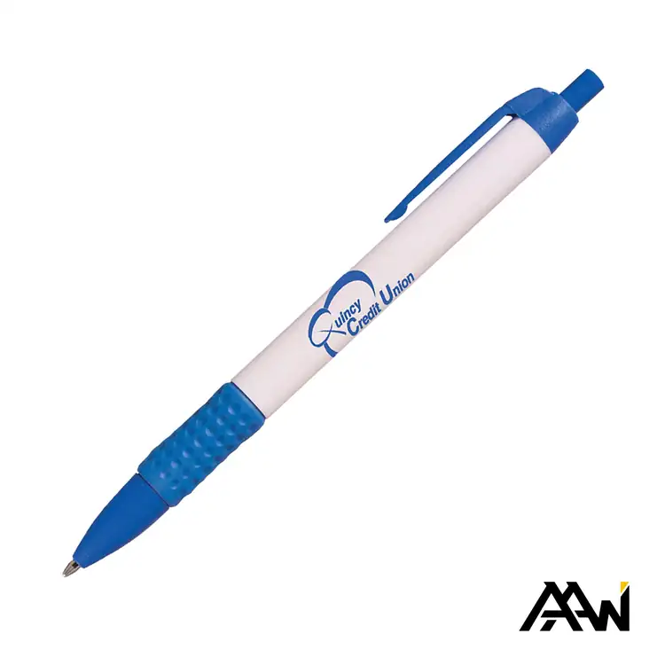 Widebody Grip Glossy White Pen with Matte Accents #3
