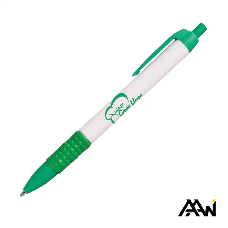 Widebody Grip Glossy White Pen with Matte Accents #4