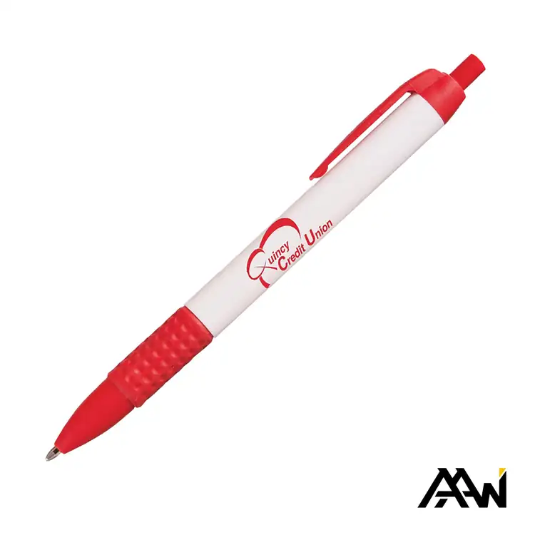 Widebody Grip Glossy White Pen with Matte Accents #8