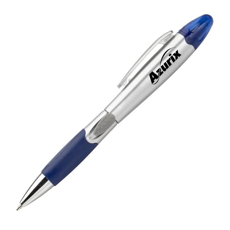 Stylo à bille Silver Champion avec surligneur #3