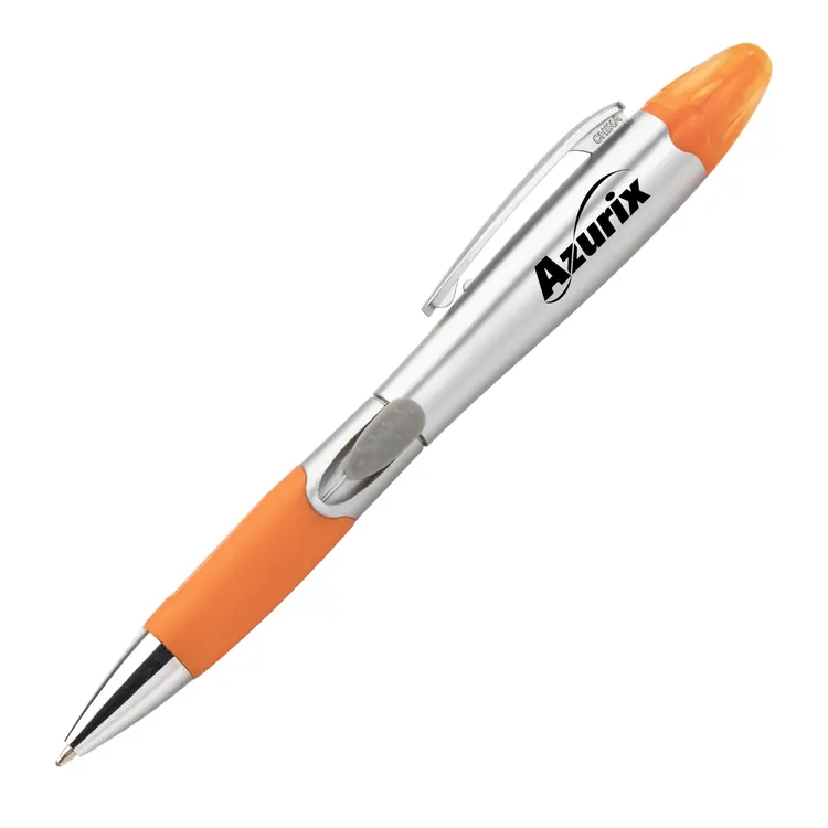 Stylo à bille Silver Champion avec surligneur #5