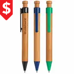 Stylo à bille en bambou