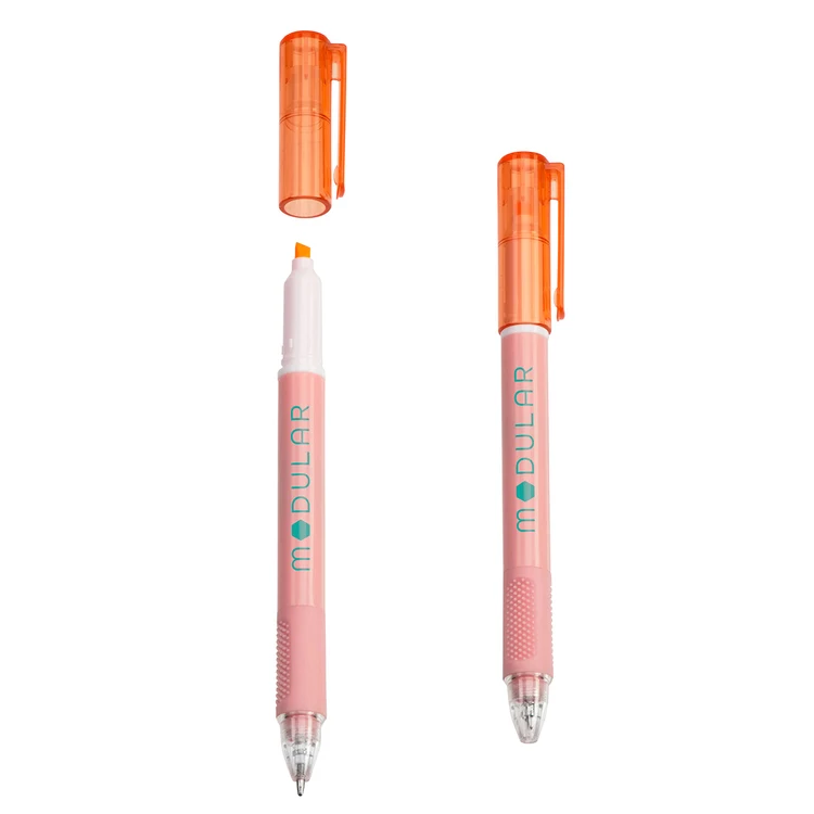 Stylo à bille et surligneur combinés Skywriter en plastique recyclé #3