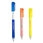 Stylo à bille et surligneur combinés Skywriter en plastique recyclé