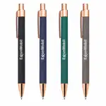 Stylo-bille Avison avec accents or rose