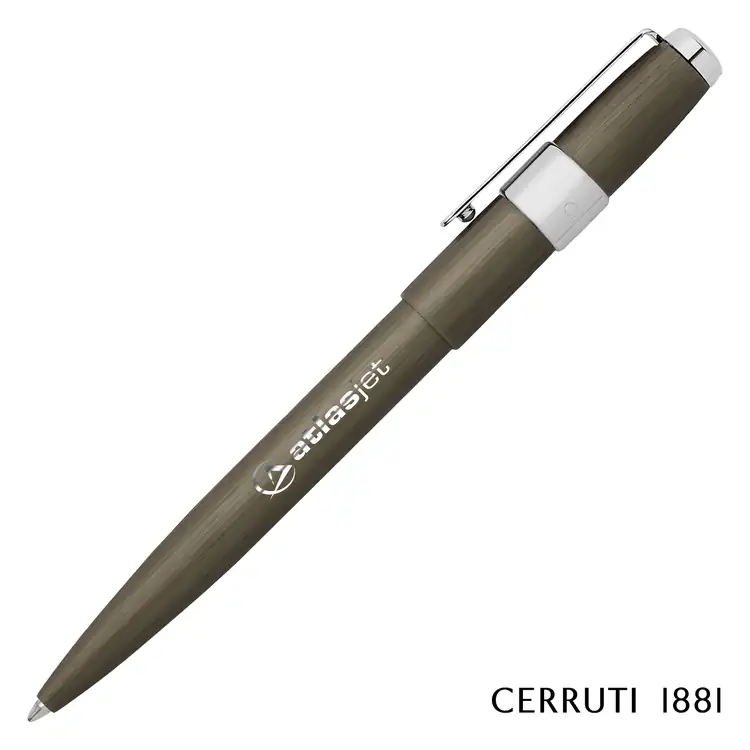 Cerruti 1881 Block Brushed Ballpoint Pen #4