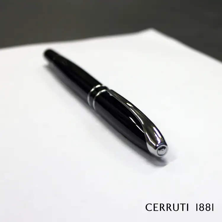 Cerruti 1881 Silver Clip Ballpoint Pen #2