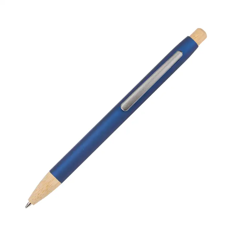 Charon Aluminum Ballpoint Pen w/Bamboo Clicker & Tip #7