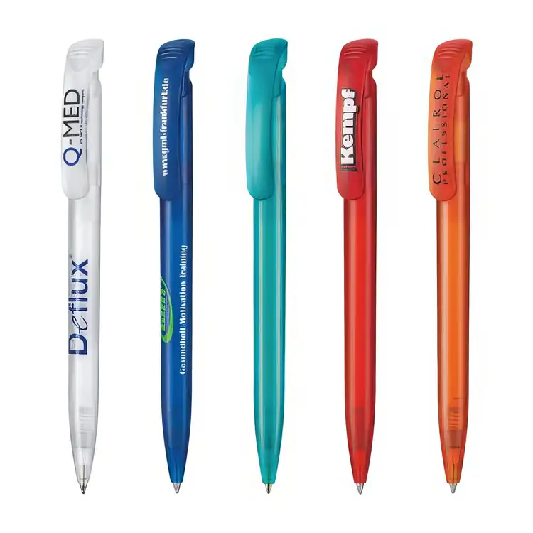 Clear Frozen Translucent Ballpoint Pen