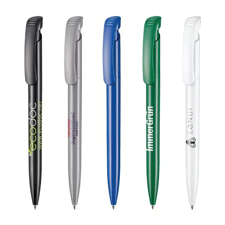 Clear Shiny High-Gloss Ballpoint Pen