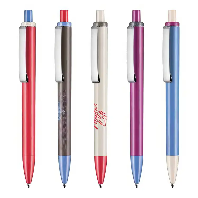Exos II Ballpoint Pen with Polished Metal Clip