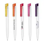 Stylo-bille Fresh à corps opaque et agrafe transparente