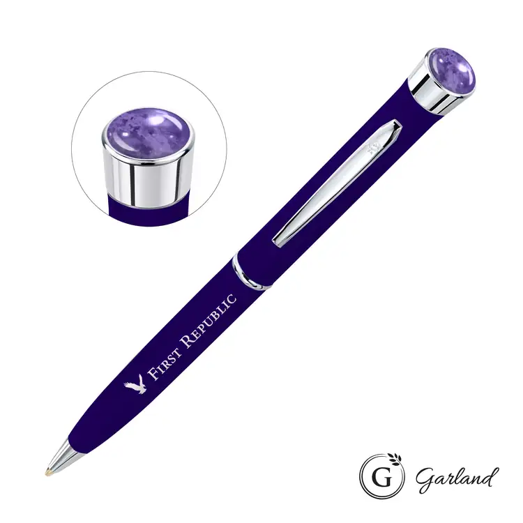 Garland Color Matte Aura Ballpoint Pen - Chrome #7