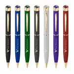 Stylo-bille Garland Color Matte Aura avec garnitures dorées
