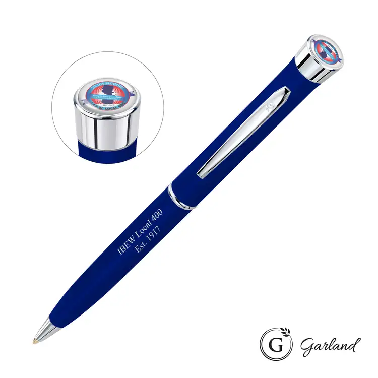 Garland Color Matte Custom Ballpoint Pen - Chrome #3