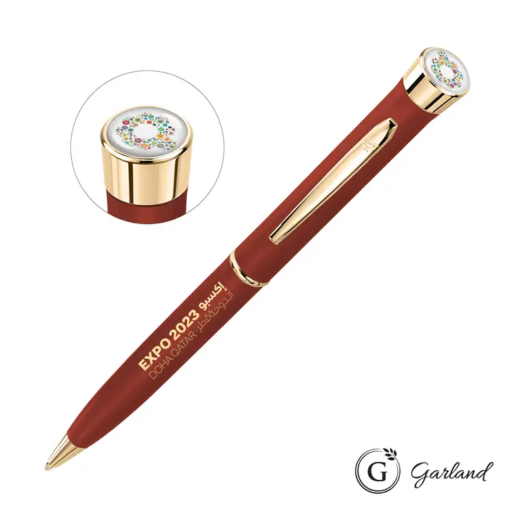 Garland Color Matte Custom Ballpoint Pen - Gold #8