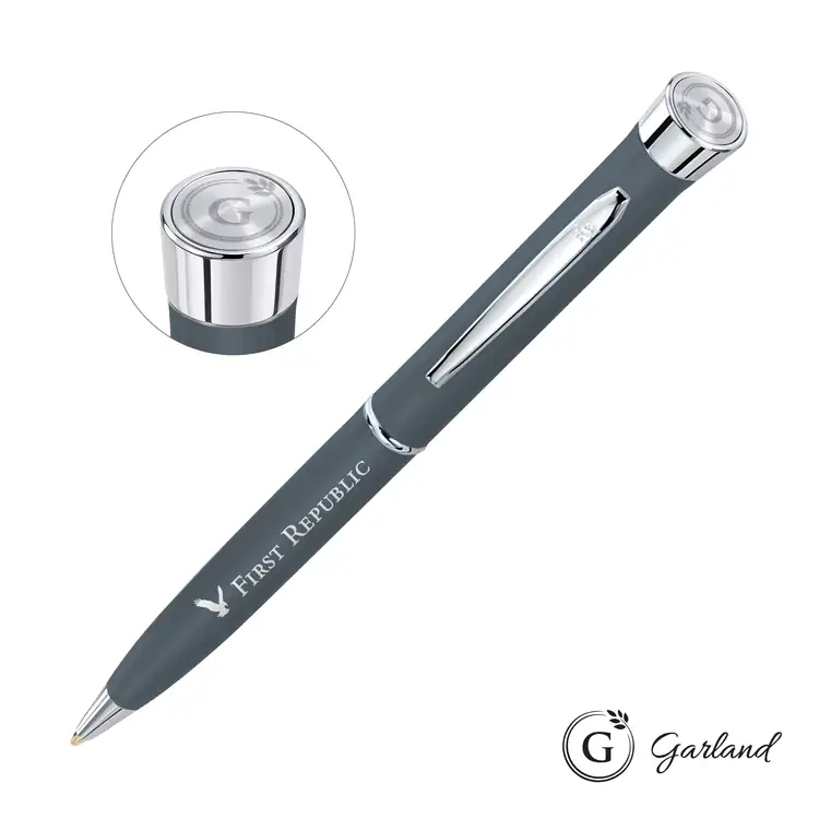 Garland Color Matte Emblem Ballpoint Pen - Chrome #5