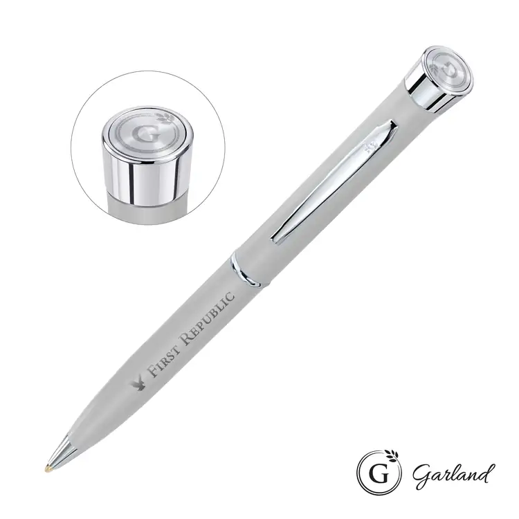 Garland Color Matte Emblem Ballpoint Pen - Chrome #6
