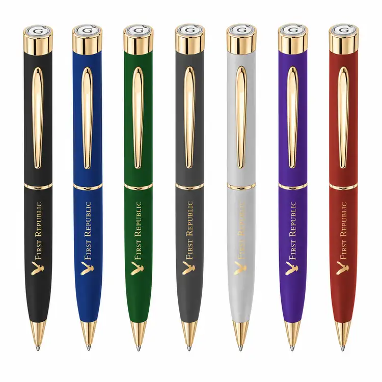 Garland Color Matte Ballpoint Pen - Gold