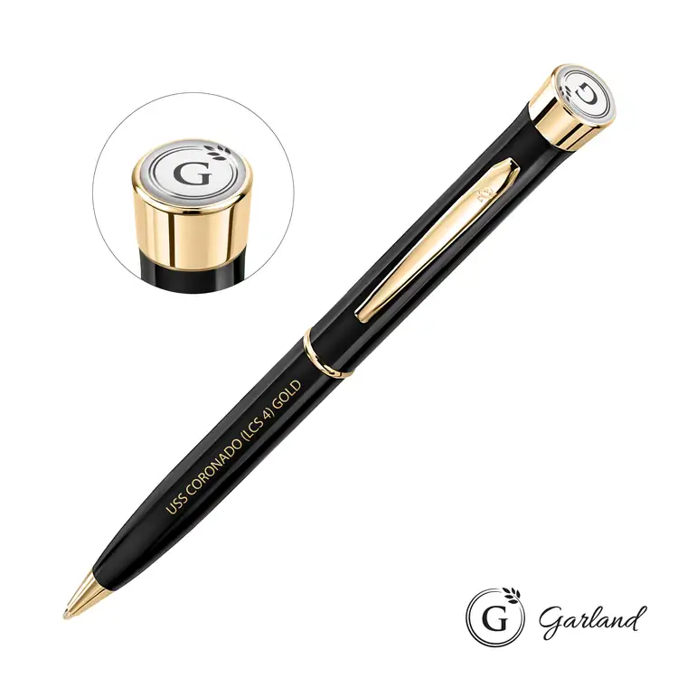 Stylo-bille Garland Color avec garnitures dorées #2