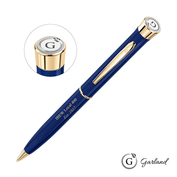 Stylo-bille Garland Color avec garnitures dorées #3