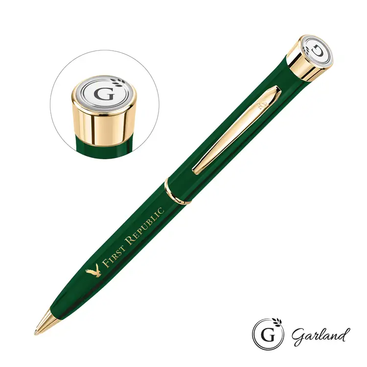 Stylo-bille Garland Color avec garnitures dorées #5