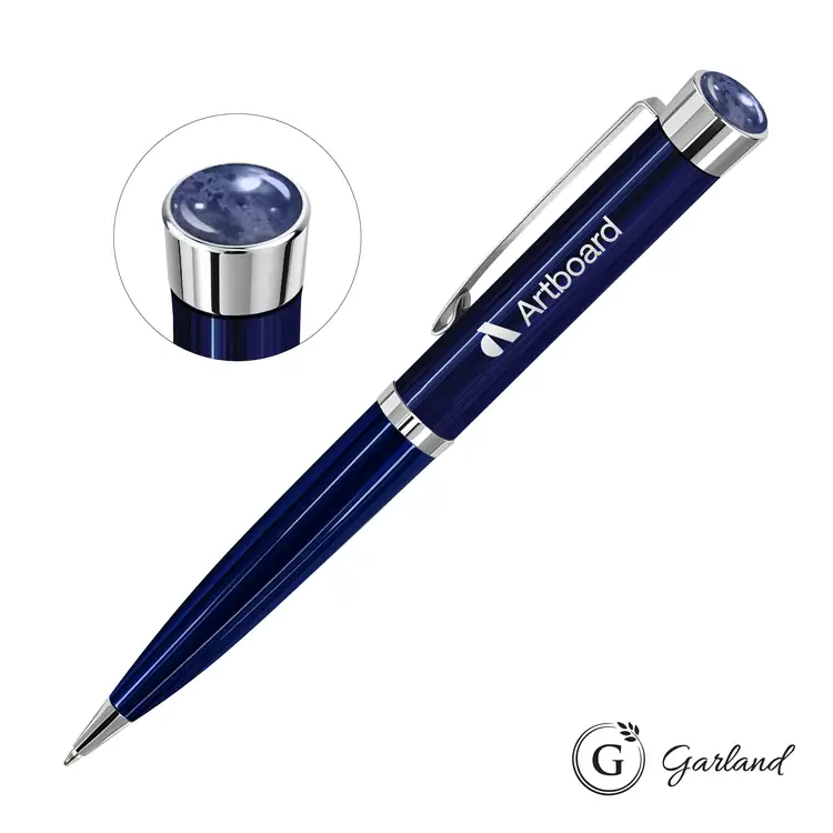 Stylo-bille Garland Executive Color Aura avec garnitures chromées #3