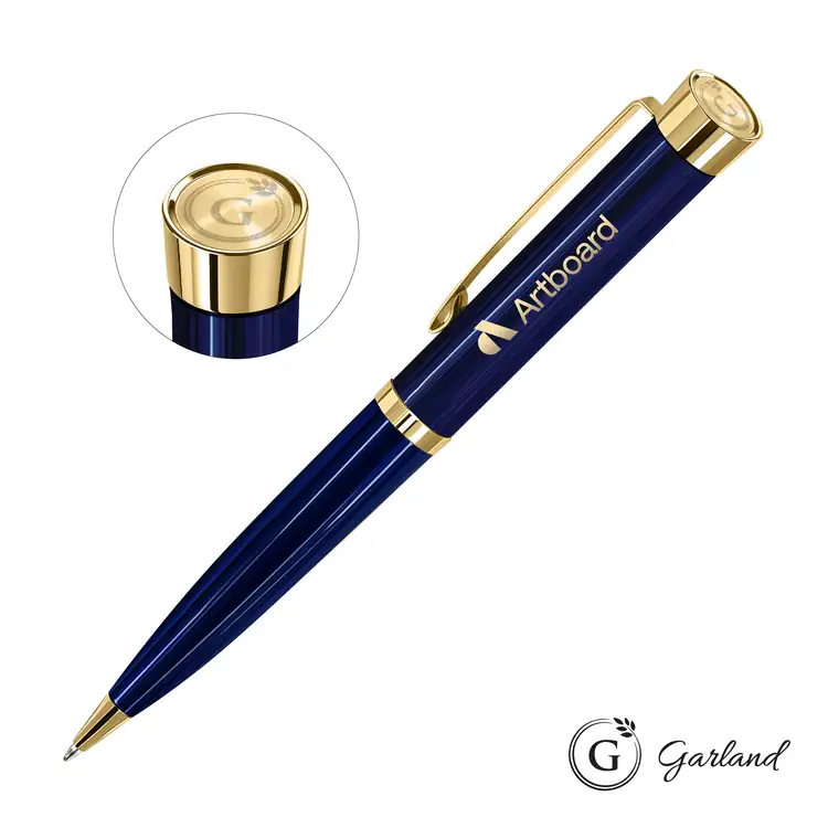 Garland Executive Color Emblem Ballpoint Pen - Gold #3