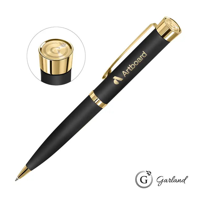 Garland Executive Color Emblem Ballpoint Pen - Gold #4